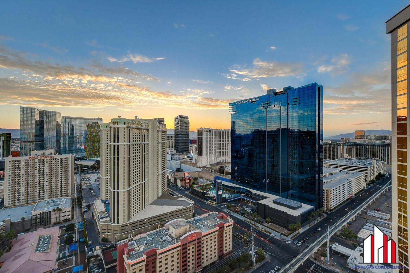 Mgm Signature-30-705 F1 Track & Strip View Balcony Las Vegas Buitenkant foto